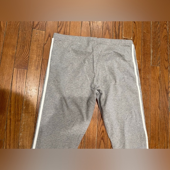 Adidas Kids Gray Joggers with White Stripes - Picture 11 of 12
